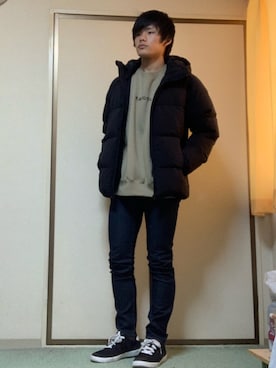 「ROOT THREE（ルートスリー）のアイテム」を使った、RIKUさん（メンズ・168cm）の冬コーディネート