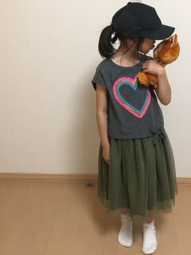 しろTOむくさん（キッズ・123cm）の夏コーディネート