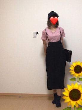 「SpRay PREMIUM（スプレイプレミアム）のアイテム（バッグ）」を使った、しろTOむくさん（レディース・154cm）の夏コーディネート