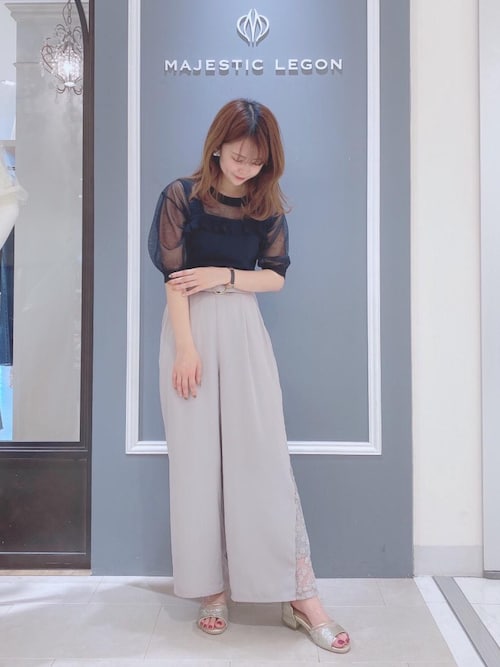 マジェスティックレゴンアミュプラザおおいた店スタッフ Majestic Legon Majestic Legonのサンダルを使ったコーディネート Wear