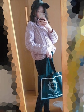 pomさん（レディース・160cm）の冬コーディネート