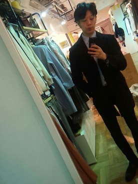 「アダムエロペ」｜「アイテム（ブーツ）」を使った、ゆうさん（メンズ・170cm）の冬コーディネート