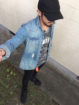 「STUSSY（ステューシー）のアイテム（財布/小物）」を使った、🌈hisanistaさん（メンズ・170cm）の秋コーディネート