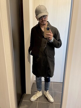 「coen（コーエン）のアイテム（その他アウター）」を使った、🌈hisanistaさん（メンズ・170cm）の春コーディネート