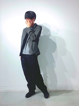 「koe（コエ）のアイテム（ジャケット/アウター）」を使った、shunさん（メンズ・173cm）の春コーディネート