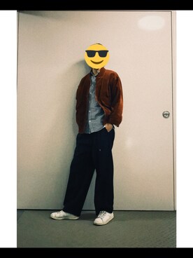 「w closet（ダブルクローゼット）のアイテム（ジャケット/アウター）」を使った、あっちゃさん（メンズ・170cm）の冬コーディネート