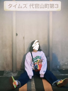 「BEAMS BOY（ビームスボーイ）のManhattan Portage × BEAMS BOY / 別注 クリア ミニ トートバッグ（トートバッグ）」を使った、はるかさん（レディース・158cm）の春コーディネート