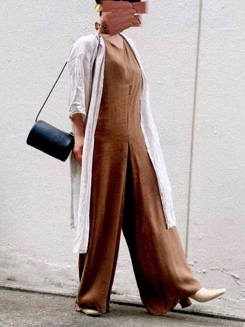 TODAYFUL（トゥデイフル）の「シルク100％コンビネゾン（つなぎ