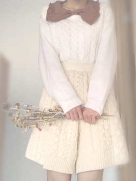 「keisuke kanda（ケイスケカンダ）のアイテム（パンツ）」を使った、翠花さん（レディース・160cm）の秋コーディネート