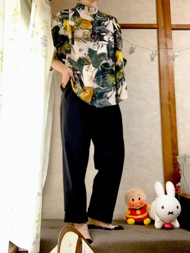 座布団1枚。さん（レディース・156cm）の春コーディネート