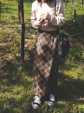 mkさん（レディース・154cm）の春コーディネート