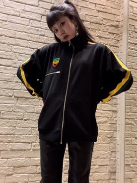 「らふこーで」｜「アイテム（ジャージ）」を使った、karin1366さん（レディース・160cm）の春コーディネート