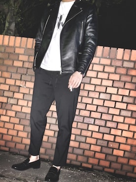 yu.さん（メンズ・180cm）の春コーディネート