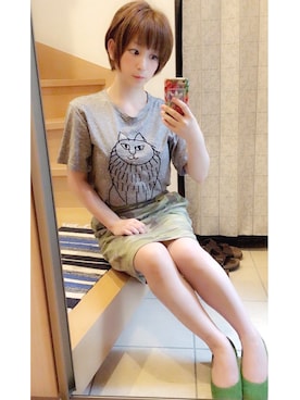 「海」｜「アイテム（パンプス）」を使った、チャオズさん（レディース・148cm）の夏コーディネート