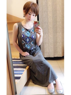 「アイテム（ピアス（両耳用））」を使った、チャオズさん（レディース・148cm・30代）の夏コーディネート