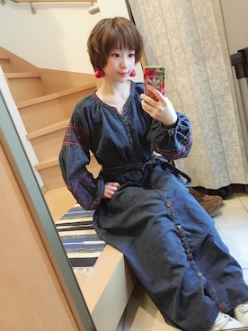 「アイテム（ピアス（両耳用））」を使った、チャオズさん（レディース・148cm・30代）の春コーディネート