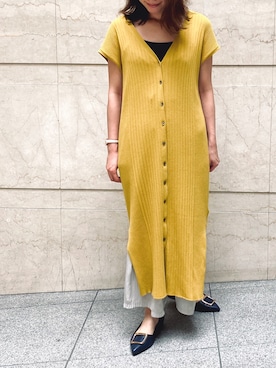 「YECCA VECCA（イェッカヴェッカ）のアイテム（パンプス）」を使った、R..さん（レディース・149cm）の夏コーディネート