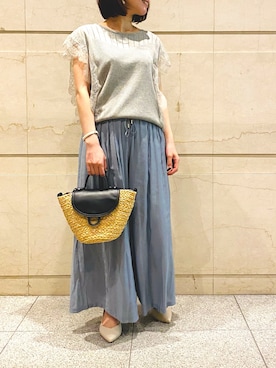 「YECCA VECCA（イェッカヴェッカ）のアイテム（パンプス）」を使った、R..さん（レディース・149cm）の春コーディネート