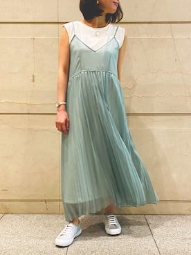 「YECCA VECCA（イェッカヴェッカ）のアイテム（ワンピース）」を使った、R..さん（レディース・149cm）の春コーディネート