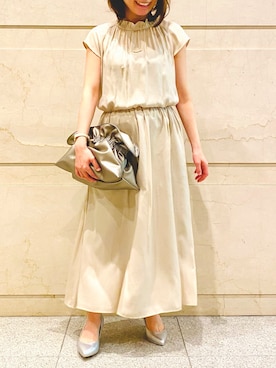 「YECCA VECCA（イェッカヴェッカ）のアイテム（パンプス）」を使った、R..さん（レディース・149cm）の春コーディネート