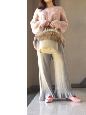 愛さん（レディース・155cm）の冬コーディネート