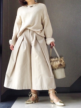 愛さん（レディース・155cm）の春コーディネート