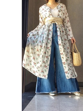 愛さん（レディース・155cm）の春コーディネート