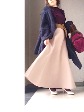 愛さん（レディース・155cm）の春コーディネート