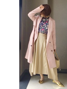 愛さん(レディース・155cm)の春コーディネート