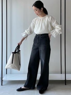 「でにむ」｜「アイテム（その他シューズ）」を使った、kurimotoさん（レディース・158cm）の冬コーディネート