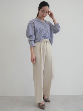 「新生活」｜「アイテム（パンツ）」を使った、kurimotoさん（レディース・158cm）の春コーディネート