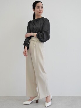 「新生活」｜「アイテム（パンツ）」を使った、kurimotoさん（レディース・158cm）の春コーディネート