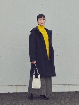 「green label relaxing（グリーンレーベルリラクシング）のアイテム（その他アウター）」を使った、kurimotoさん（レディース・158cm）の秋コーディネート