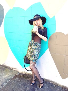 「mesh」｜Saki Fuさん（レディース・153cm）の夏コーディネート