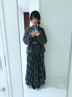 あかりさん（レディース・154cm）の冬コーディネート