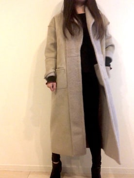 「ILIMA（イリマ）のアイテム（ブーツ）」を使った、imoanさん（レディース・165cm）の秋コーディネート