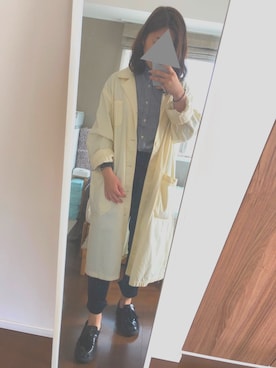 「アイテム（ローファー）」を使った、Toukoさん（レディース・156cm・10代）の秋コーディネート