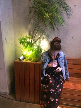 「flower」｜「アイテム（オールインワン・サロペット）」を使った、aya83★☆★さん（レディース・159cm）の春コーディネート