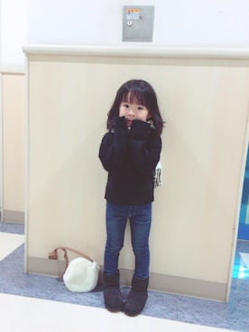 *.yukino⑅◡̈*さん（キッズ・100cm）の冬コーディネート