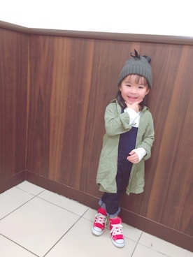 *.yukino⑅◡̈*さん（キッズ・100cm）の冬コーディネート