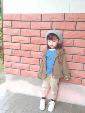 *.yukino⑅◡̈*さん（キッズ・100cm）の冬コーディネート