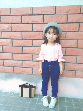 *.yukino⑅◡̈*さん（キッズ・100cm）の春コーディネート