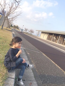 「NEW BALANCE（ニューバランス）の◆new balance KV996（スニーカー）」を使った、*.yukino⑅◡̈*さん（キッズ・110cm）の秋コーディネート