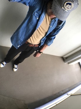 「GGD（ジージーディー）のアイテム（腕時計）」を使った、t.o.gさん（メンズ・170cm）の夏コーディネート
