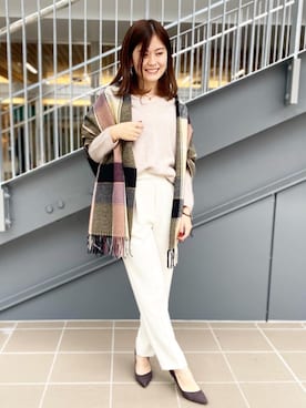 「大人可愛い、デート服」｜nagoya12agendaさん（レディース・160cm）の冬コーディネート