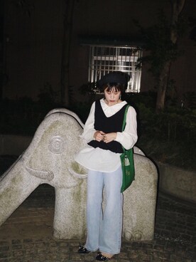 「ZALORA（-）のアイテム」を使った、パピサラさん（レディース・162cm）の秋コーディネート