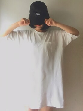 「Champion（チャンピオン）のアイテム（シャツワンピース）」を使った、PAKMIEさん（レディース・151cm）の夏コーディネート