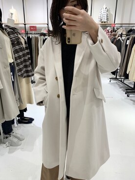 「AMERICAN HOLIC（アメリカンホリック）のアイテム（その他アウター）」を使った、yuzuさん（レディース・162cm）の冬コーディネート