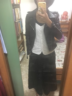 「merc（メルク）のアイテム」を使った、Linda Chenさん（レディース・167cm）の秋コーディネート