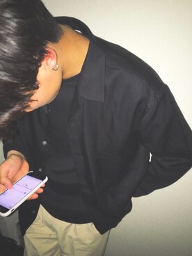 「COMME CA ISM（コムサイズム）のアイテム（スウェット）」を使った、malzelさん（メンズ・177cm）の春コーディネート
